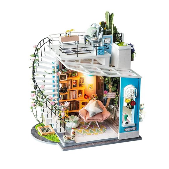 DIY 3D Dollhouse Puzzle - Dora's Loft - Picture 1 of 6